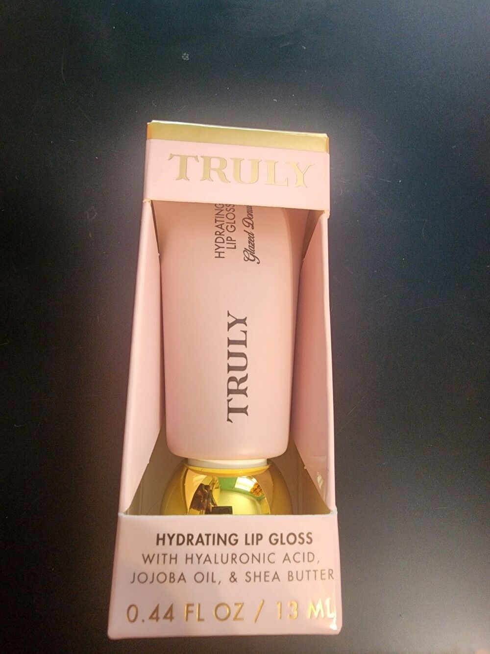Truly Glazed Donut Hydrating High Shine Semi sheer Gloss Mauve Pink 13ml msrp$29